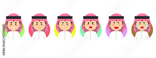 Jordania Avatar with Various Expression