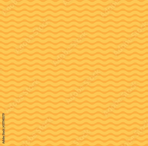 Seamless pattern with noodles.Yellow waves background.Wavy lines wallpaper or texture.Pasta, spaghetti, udon, macaroni and ramen for the menu.food for restaurant.Flat design.Vector illustration.