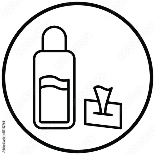 Makeup Remover Icon Style