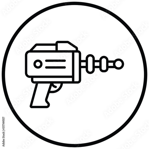 Laser Battle Icon Style