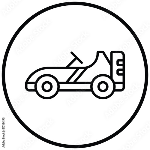 Go Kart Icon Style