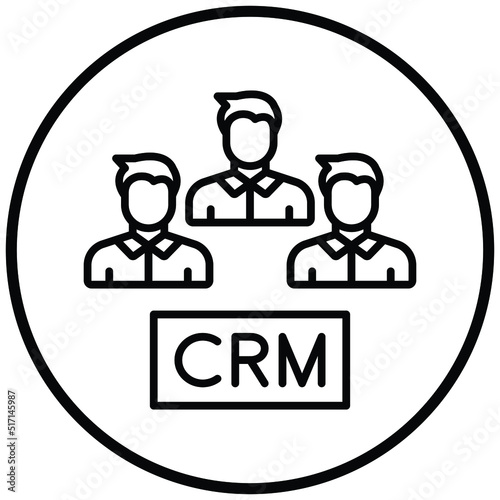 Crm Methodologies Icon Style