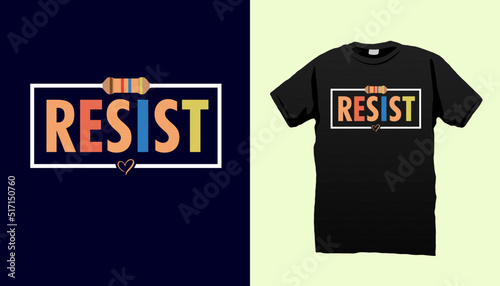 electrical engineer t shirt design vector