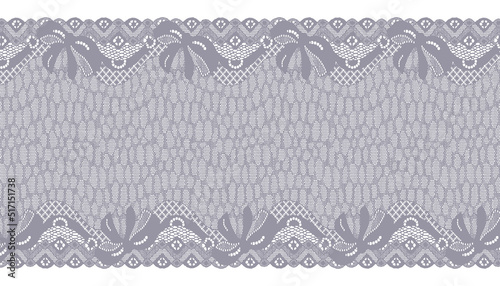 Wide Lace Trim With bow graphic
