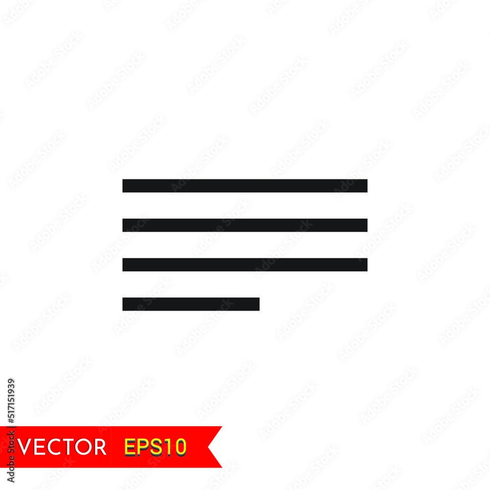 Justify left Alignment transparent background icon animation Justify left Alignment transparent background icon animation