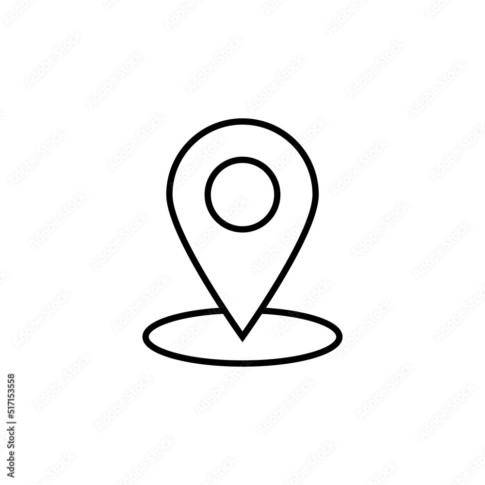 Location line icon Location line icon