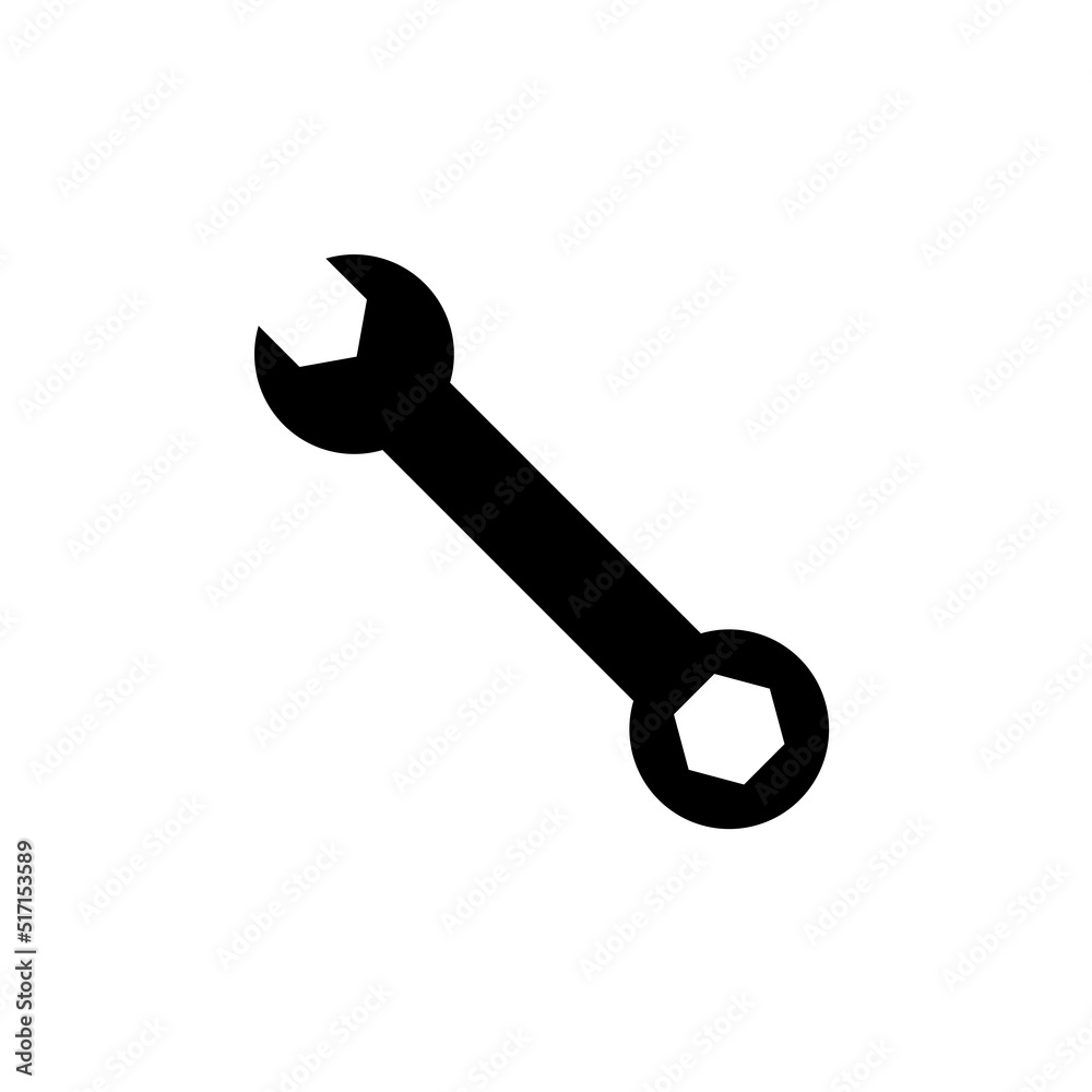 Wrench simple icon Wrench simple icon