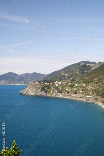 The view of Corniglia village, Cinque Terre, Italy
