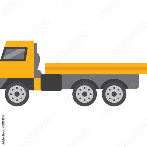 Flat bed truck Which Can Easily Modify Or Edit

