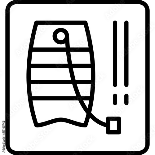 Bodyboard Icon