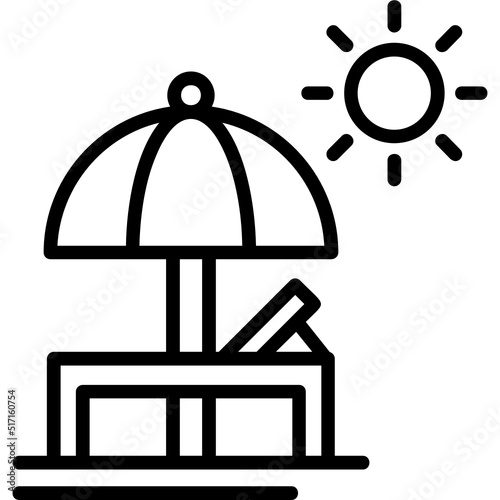 Sunbed Icon