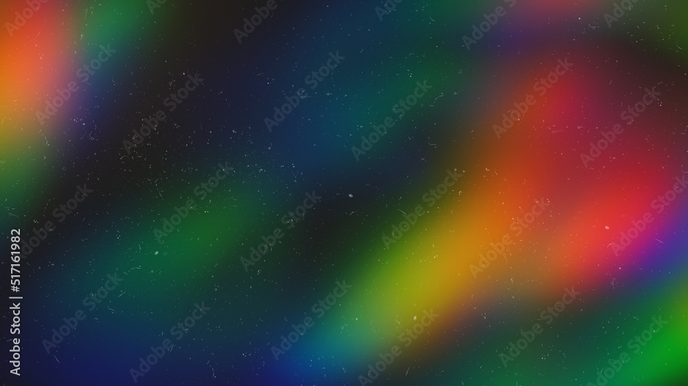 Dusted Holographic Abstract Multicolored Backgound Photo Overlay, Screen Mode for Vintage Retro Looking, Rainbow Light Leaks Prism Colors, Trend Design Creative Defocused Effect, Blurred Glow Vintage