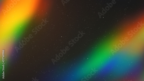 Dusted Holographic Abstract Multicolored Backgound Photo Overlay  Screen Mode for Vintage Retro Looking  Rainbow Light Leaks Prism Colors  Trend Design Creative Defocused Effect  Blurred Glow Vintage