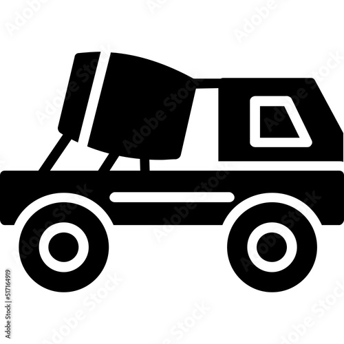 Concrete Mixture Icon