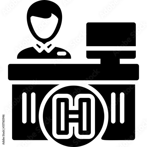 Hotel Reception Icon