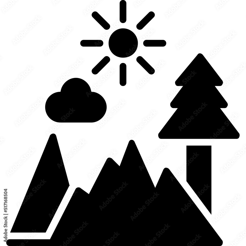 Mountain Icon Mountain Icon