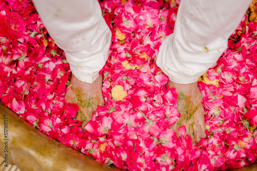 feet and flowers photo