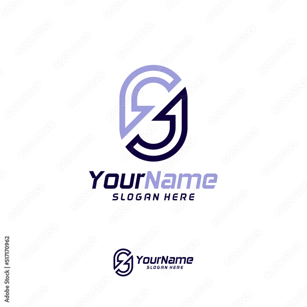 Letter SG Logo Design Template. Initial GS logo concept vector. Creative Icon Symbol Letter SG Logo Design Template. Initial GS logo concept vector. Creative Icon Symbol