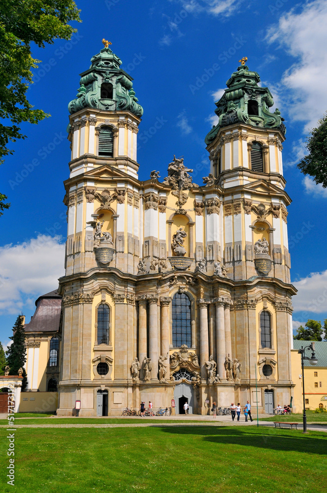 Basilica of the Assumption of the Blessed Virgin Mary. Krzeszów, Lower Silesian Voivodeship, Poland.