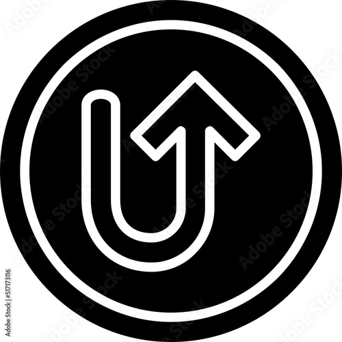 Turn Up Arrow Icon