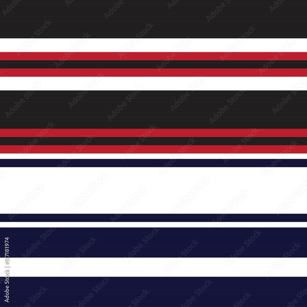 Red Double Striped seamless pattern design Red Double Striped seamless pattern design