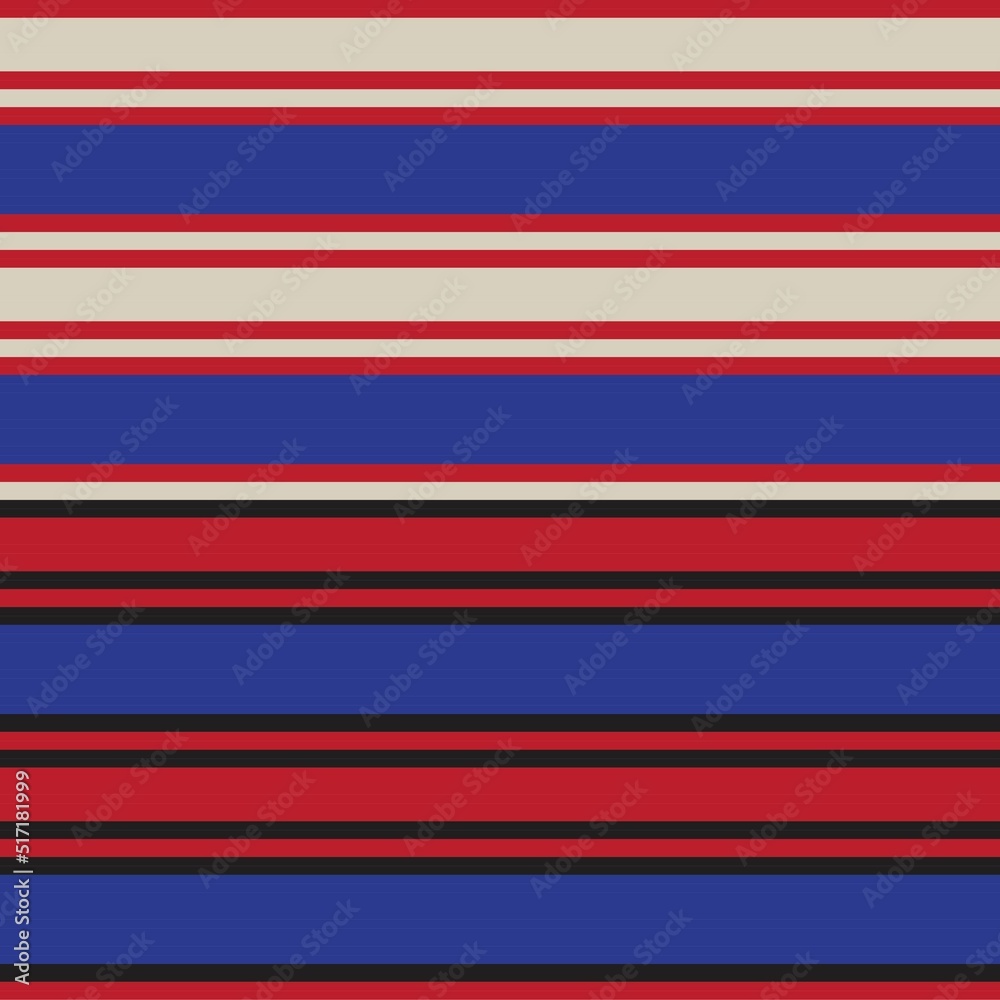 Red Double Striped seamless pattern design Red Double Striped seamless pattern design