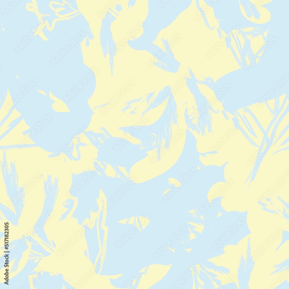 Floral Brush strokes Seamless Pattern Design Floral Brush strokes Seamless Pattern Design