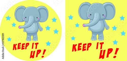 Reward children stickers collection with cure animals. Teachers award badges with funny animals. Labels for a chore chart. Vector illustration.