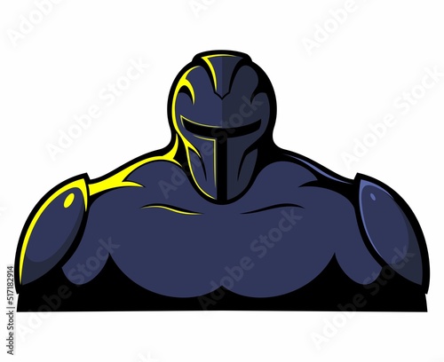 Robot torso image, isolated on white background.
