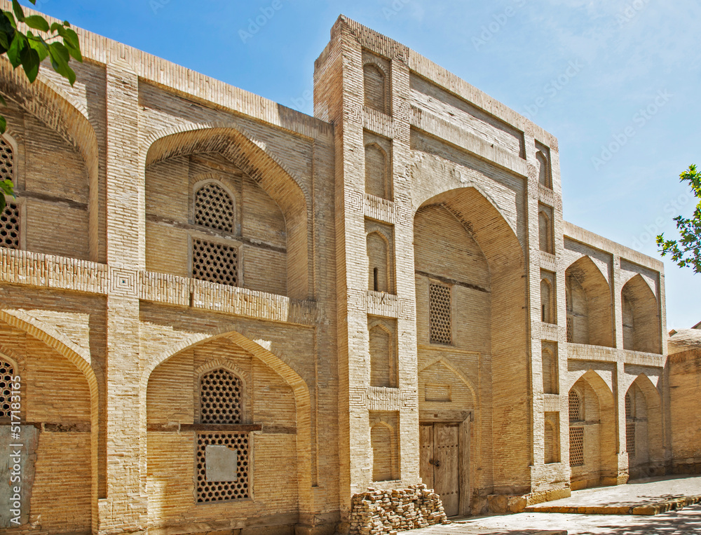 Rashid madrasa in Bukhara. Uzbekistan