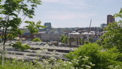 Sheffield, UK, May 2022, A City Centre City View of Sheffield photo