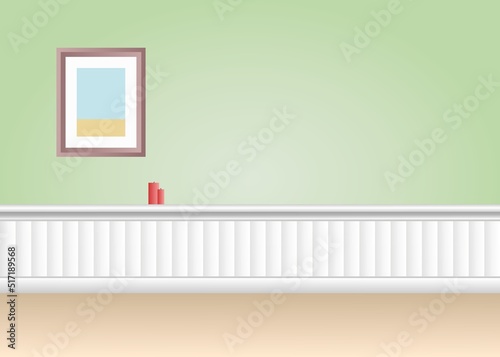 Wall and paint
