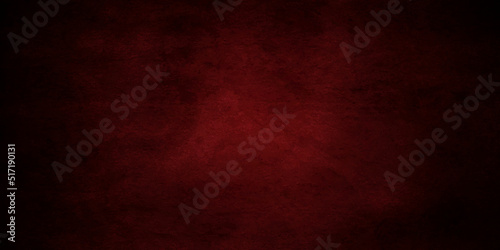Red grunge abstract background texture black concrete wall, grunge halloween background with blood splash space on wall, red horror wall background, dark slate back background toned classic red color.