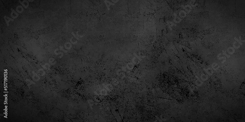 Black and grunge backdrop watercolor texture, panorama background, Gray smoke on black color abstract watercolor background, Vector Illustration.