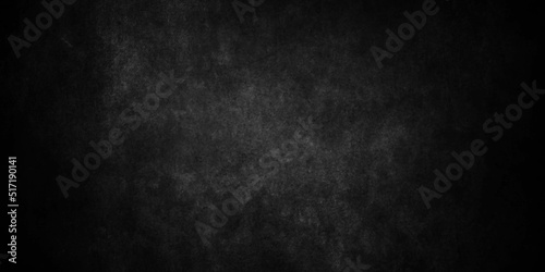 Black stone concrete grunge texture and backdrop background anthracite panorama. Panorama dark grey black slate background or texture.