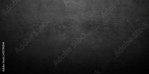 Dark Black stone concrete texture background anthracite panorama. Panorama grunge dark grey black slate background or texture, vector black concrete backdrop texture. stone wall background.