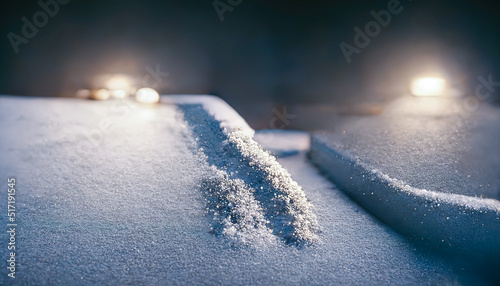 Winter snow background. Shi...