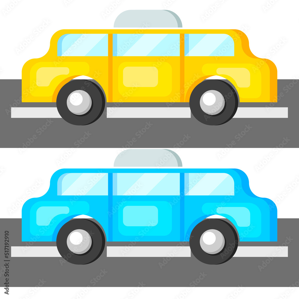 Editable Vector Illustration of Car. Good for sticker, icon, clip art, ppt, game, education, etc