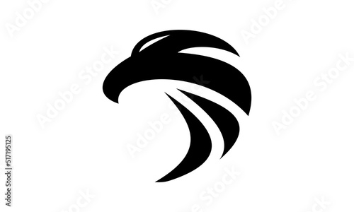 eagle head silhouette logo