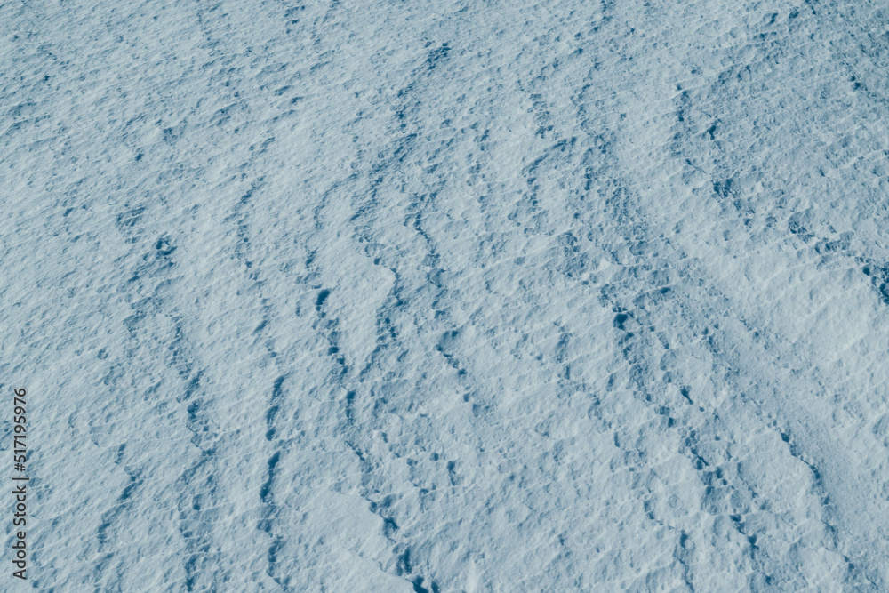 texture of the snow
