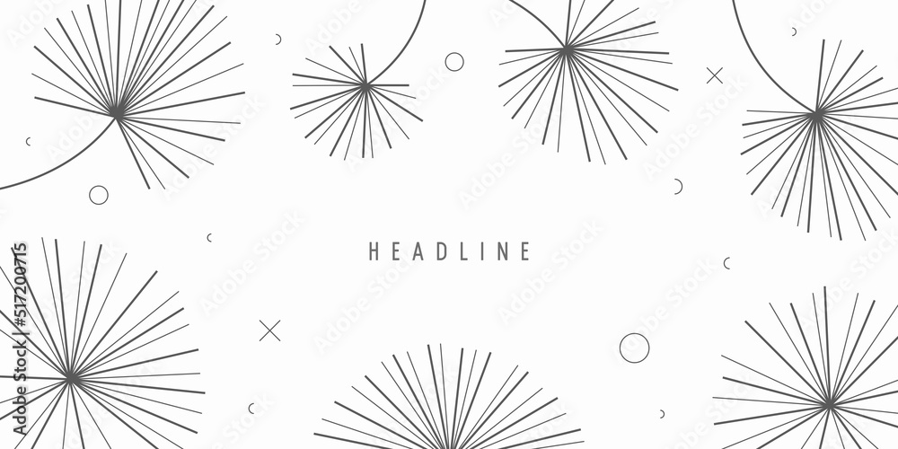 Abstract vector background of dandelions Abstract vector background of dandelions