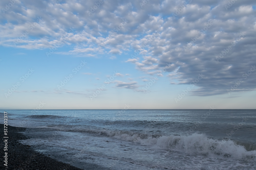 clouds over the sea