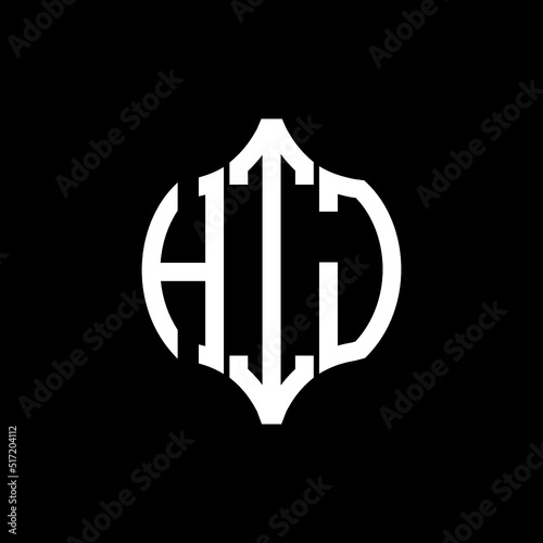 HIJ letter logo. HIJ best black background vector image. HIJ Monogram logo design for entrepreneur and business.
 photo