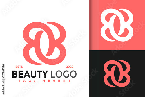 Letter BB Beauty Logo Design, Brand Identity logos vector, modern logo, Logo Designs Vector Illustration Template photo