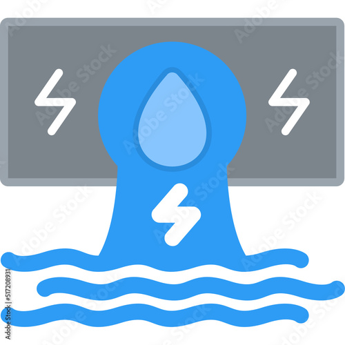 Hydroelectricity Icon