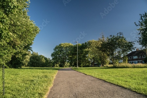 Nantwich Mill Island Path Sunny Evening Landscape photo