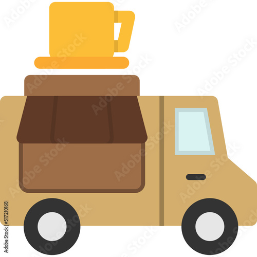 Coffee Truck Icon