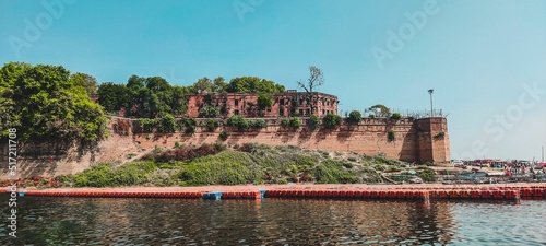 Panoramic view of the Prayagraj or Allahabad fort in India photo