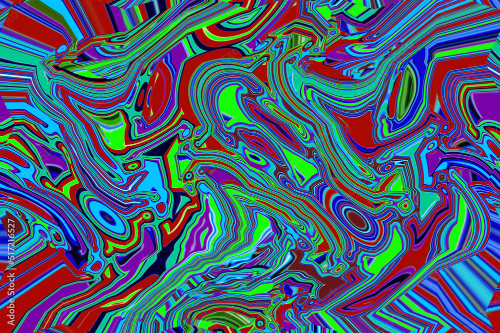 Obraz premium Abstract and contemporary digital art design