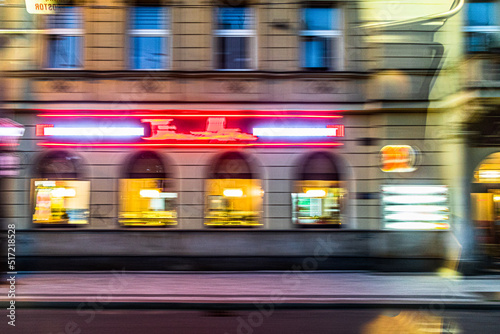 Wallpaper Mural the streets of Prague photographed from the moving tram Torontodigital.ca